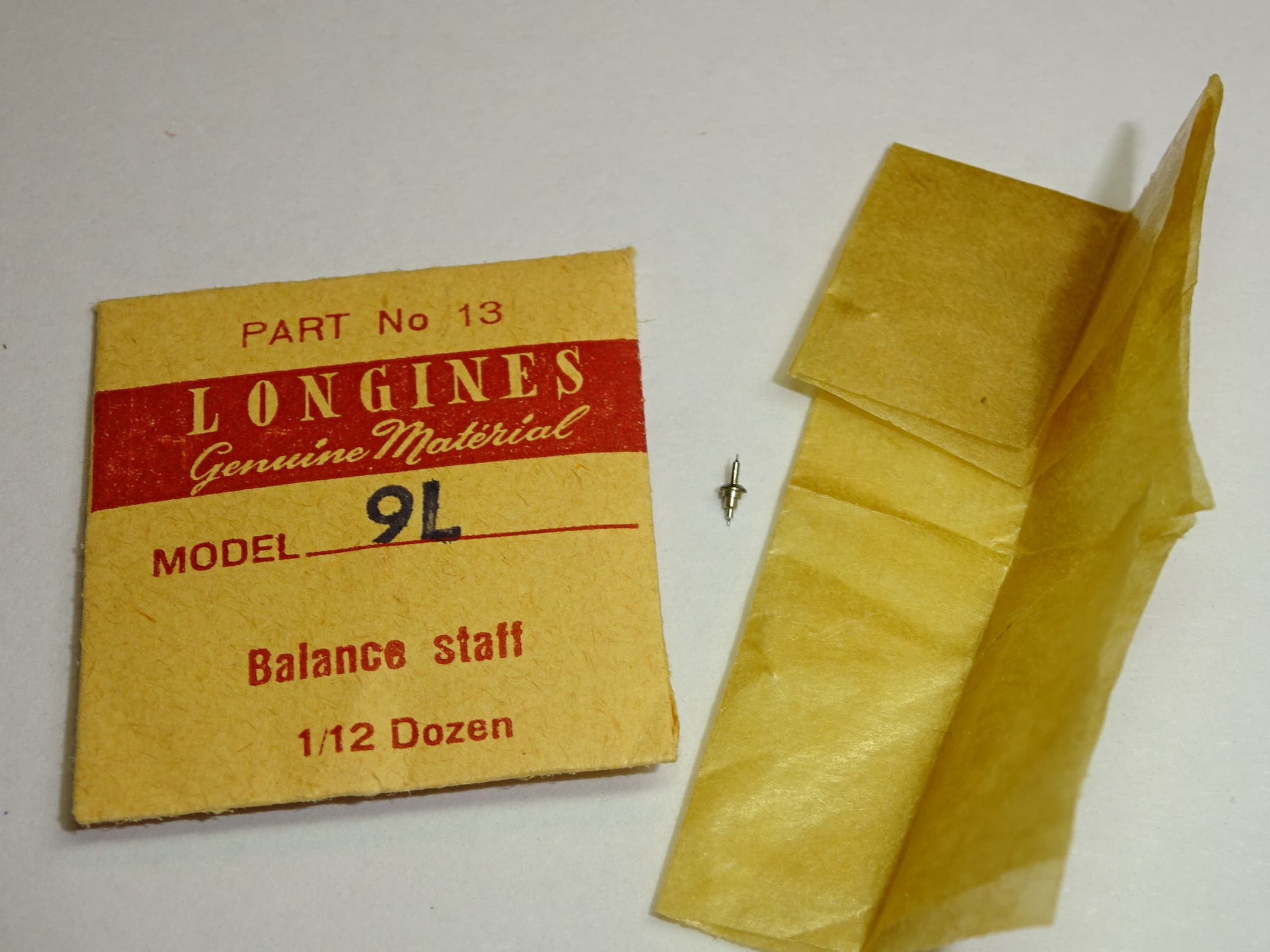 Longines balance staff 9L 25.17 25.173 original 