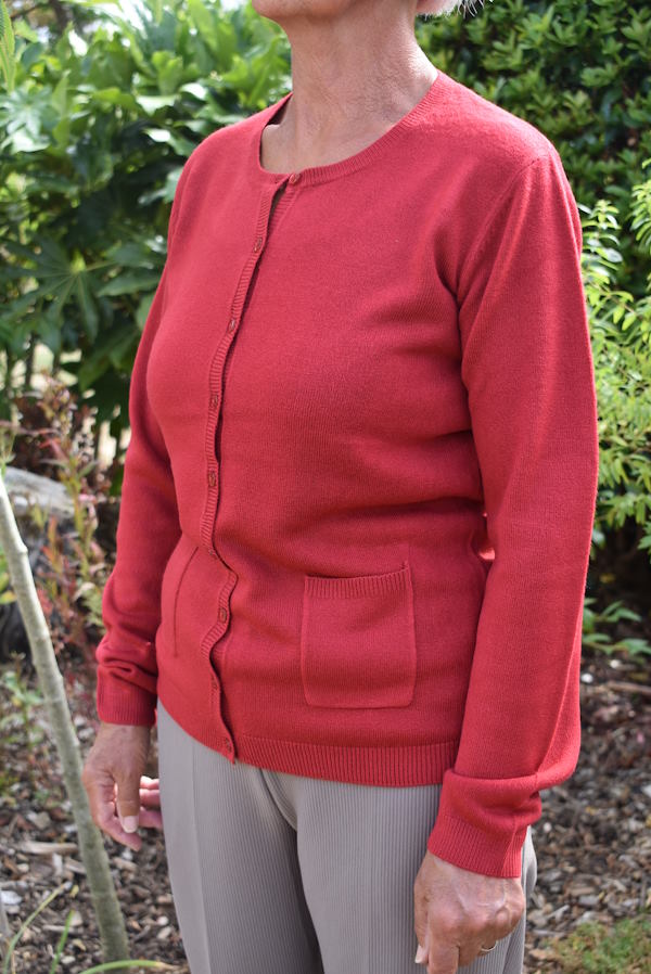 Cardigan rouge Femme