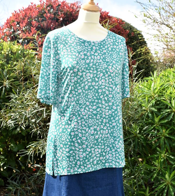 Haut léger imprimé