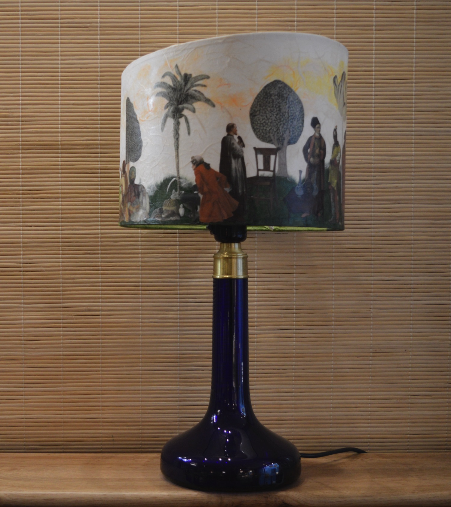 Abat-jour cylindre droit.