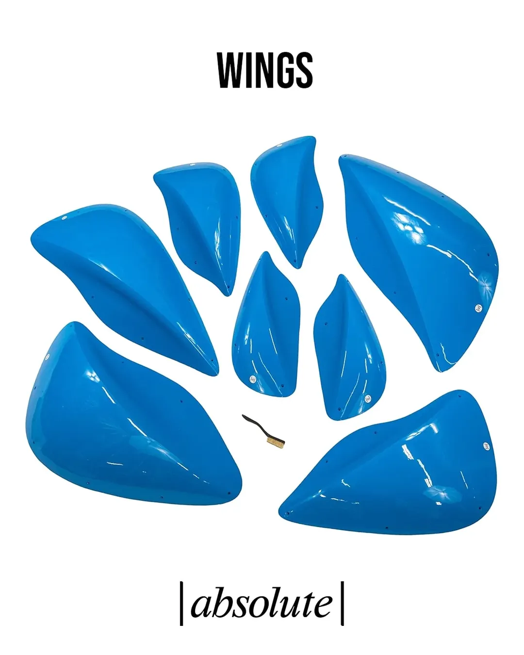  Set Wings - Thermoplastic Dual-Texture - 7 units 