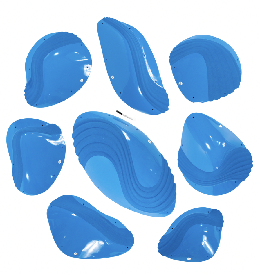  Set Ribs - Thermoplastic Dual-Texture - 8 units