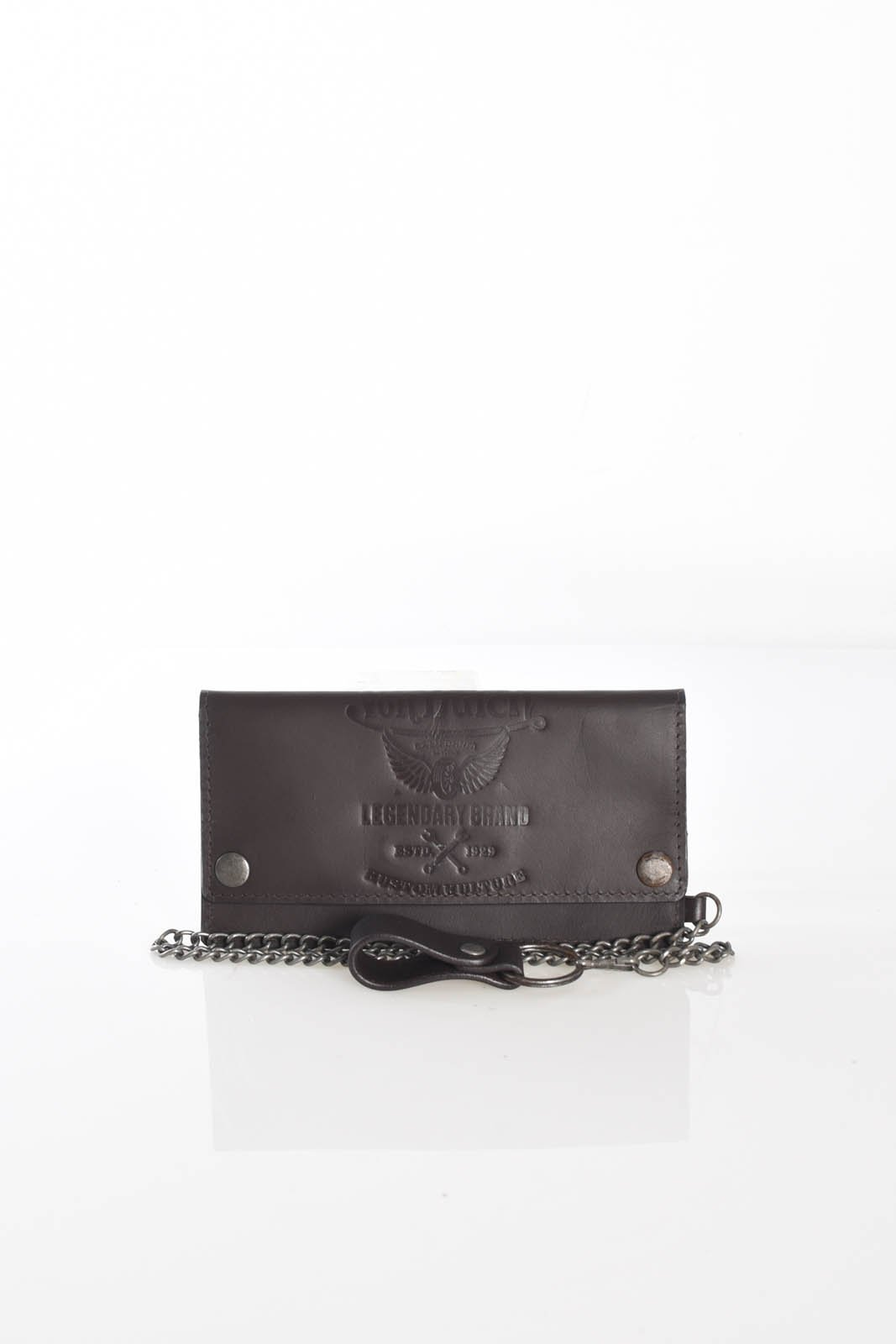 Portefeuille HEAVY 100% Cuir - Von dutch (MARRON)