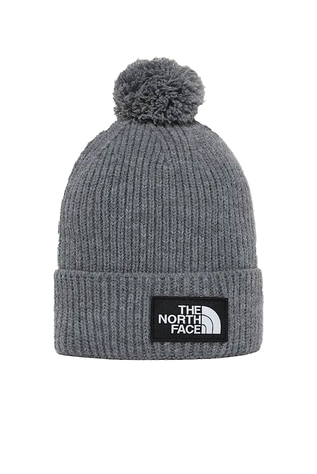 Bonnet pompon unisexe - The North Face (Gris)