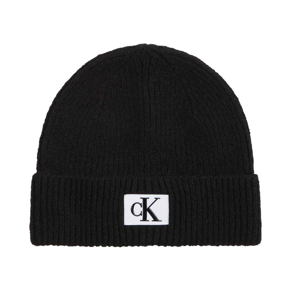 Bonnet patch logo cousu - Calvin klein (Noir)
