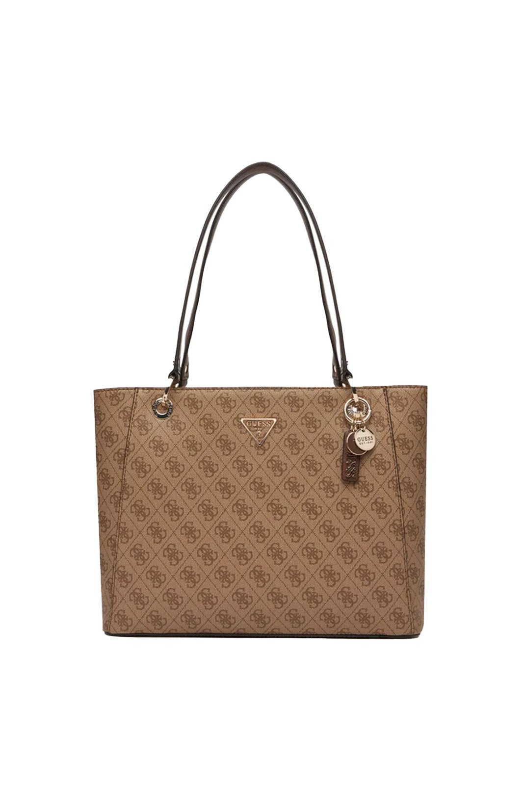 Sac cabas - Guess jeans (LATTE LOGO/BROWN)