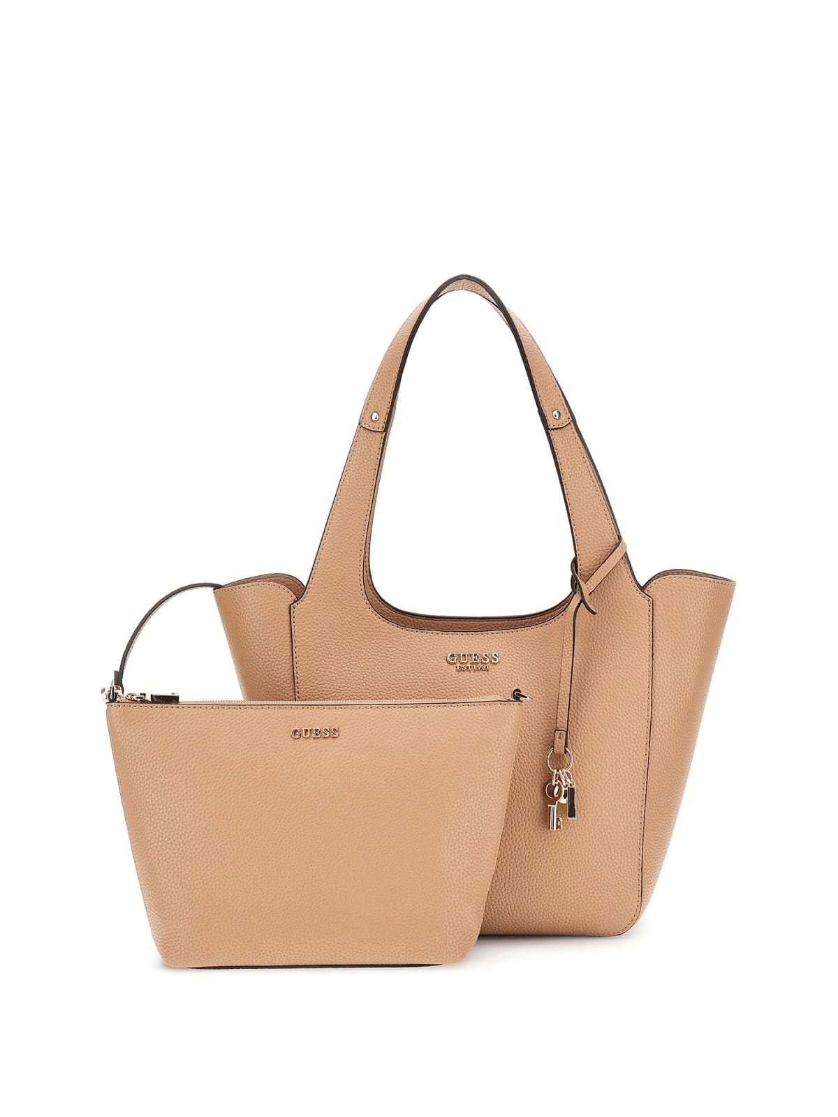 Sac cabas 2 en 1 - Guess jeans (BEIGE)