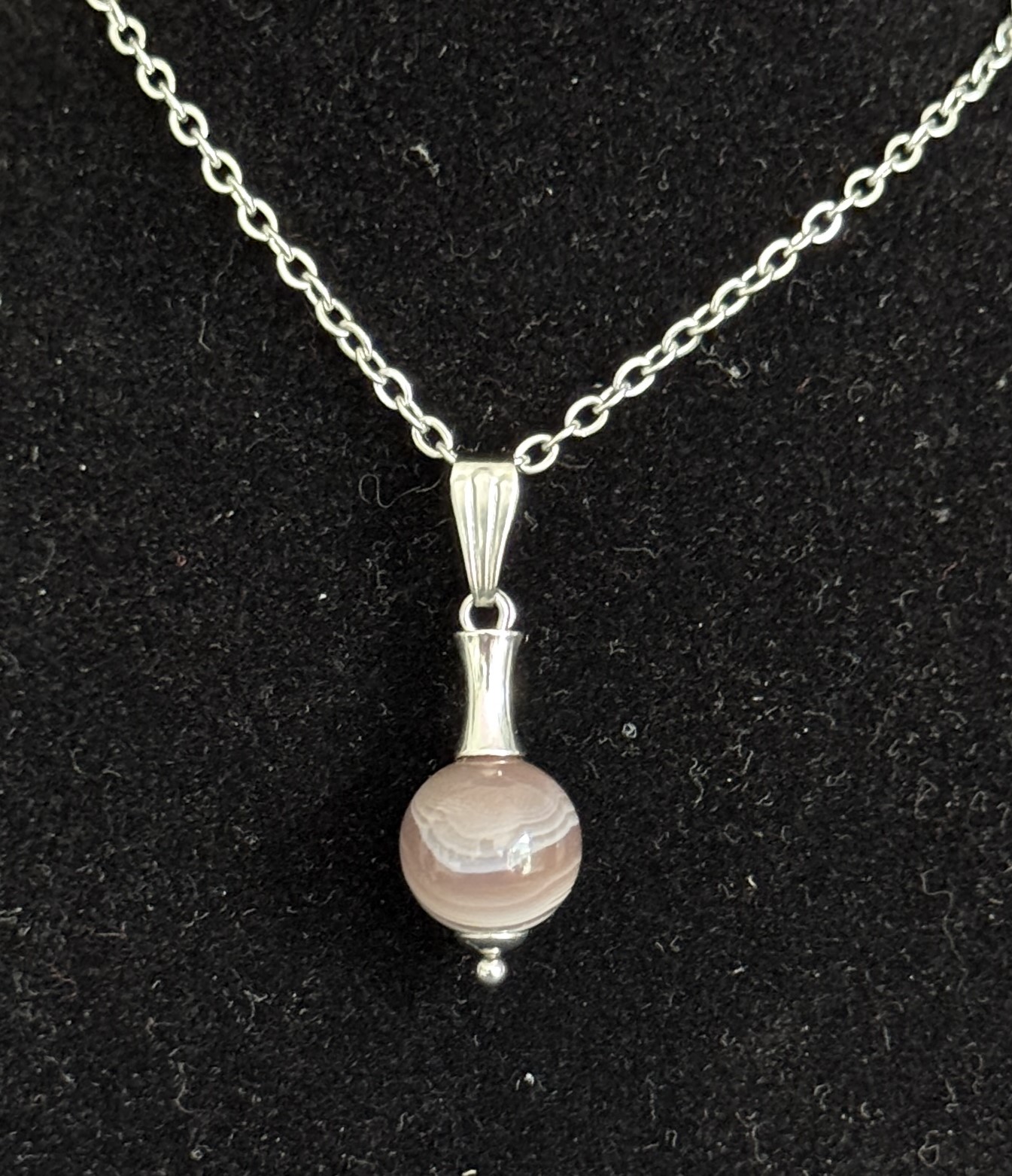 Pendentif "Vibration Minérale" en Agate
