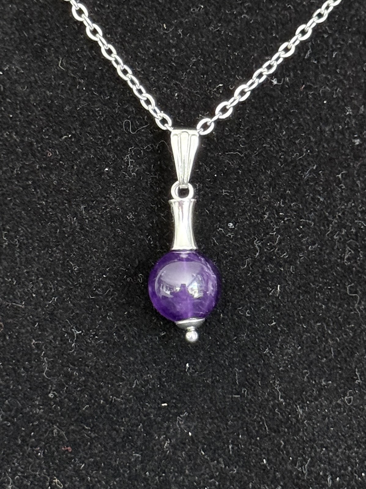 Pendentif "Vibration Minérale" en Améthyste