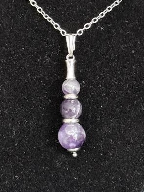 Pendentif "Echo de Gaïa" en Améthyste