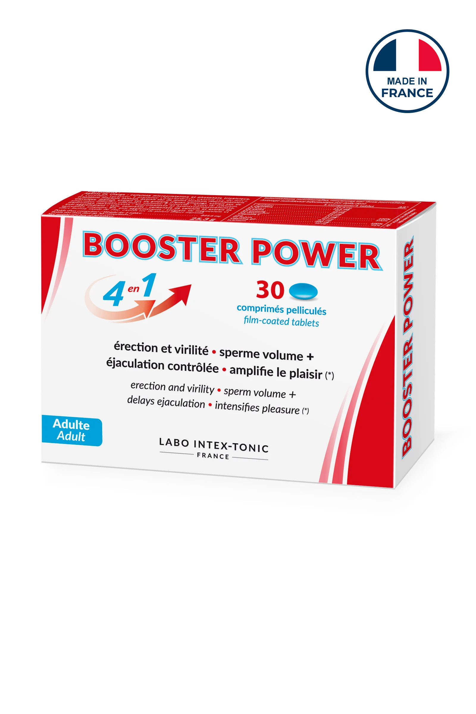 Booster Power 4-en-1 – Vitalité masculine – 30 comprimés