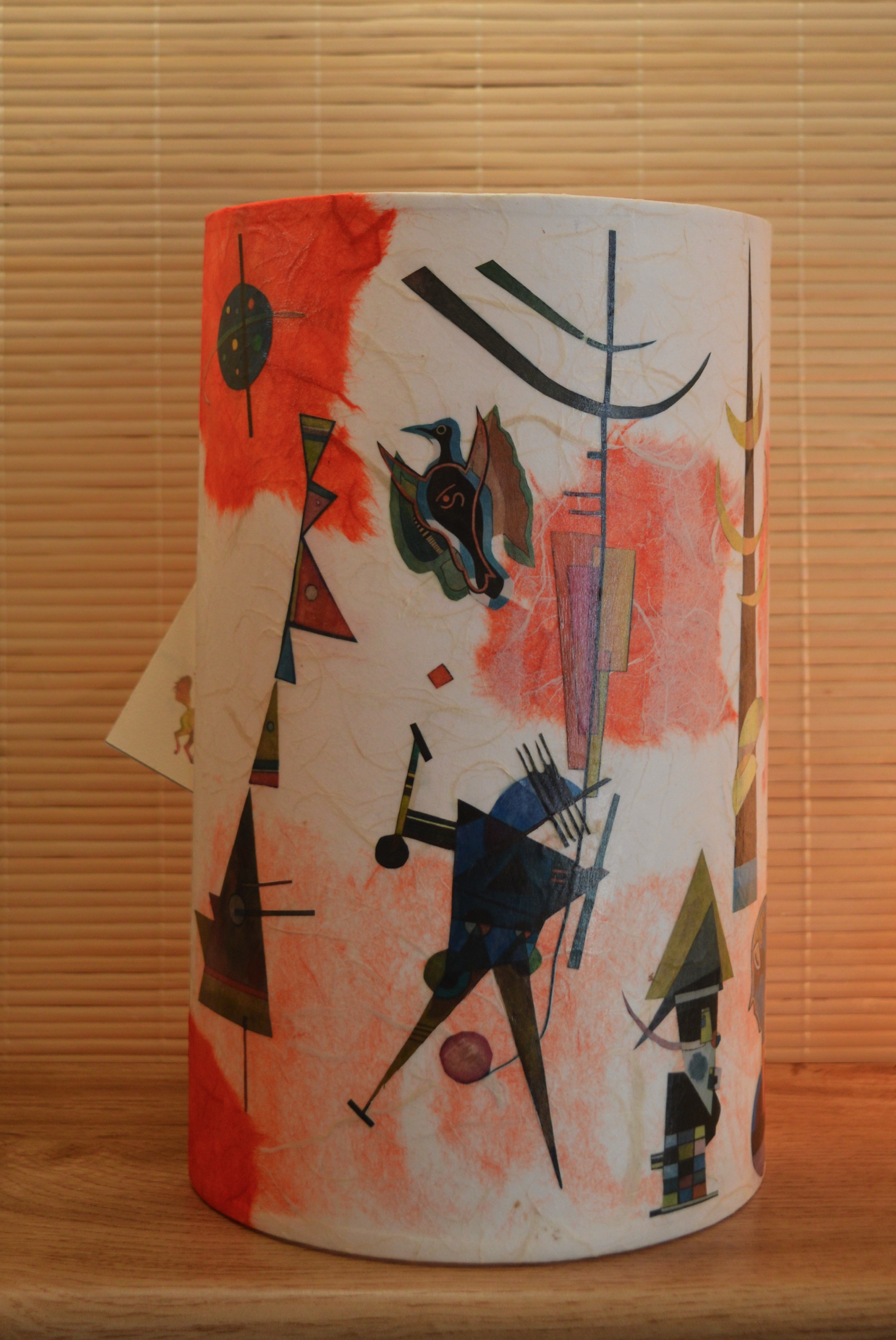 Applique murale cylindre droit.