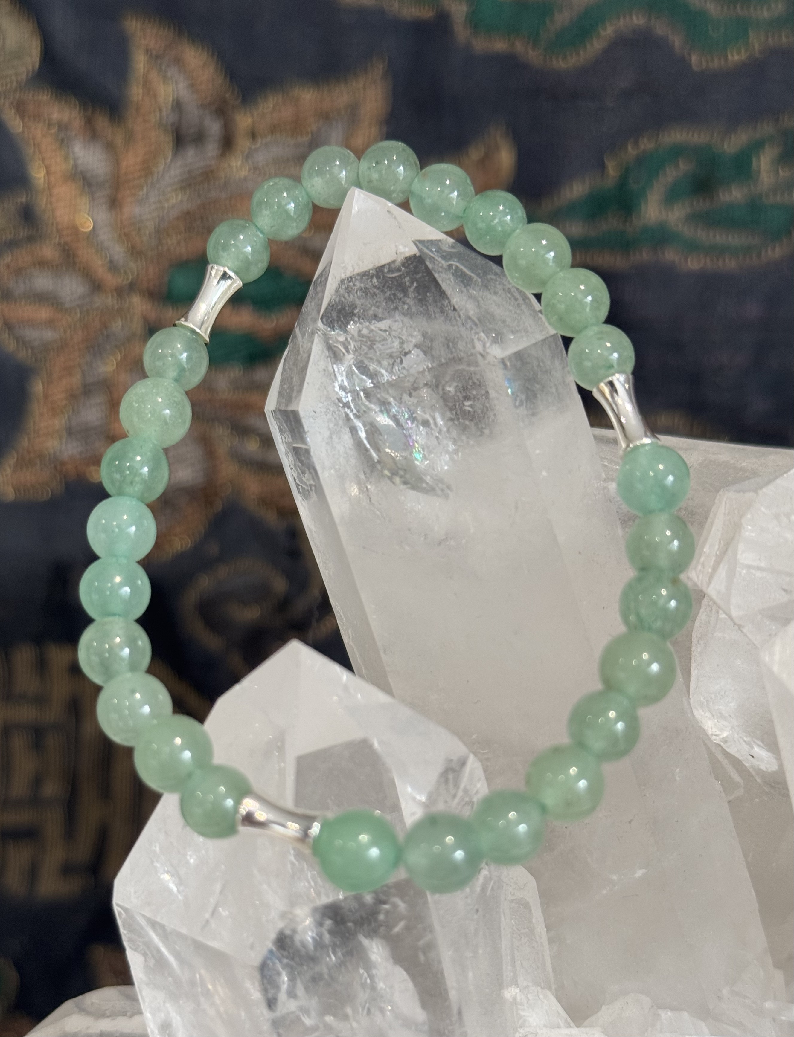 Bracelet "Vibration Minérale" en Aventurine