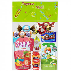 SACHET GOUTER DE NOEL GARNIS - 10 PIECES