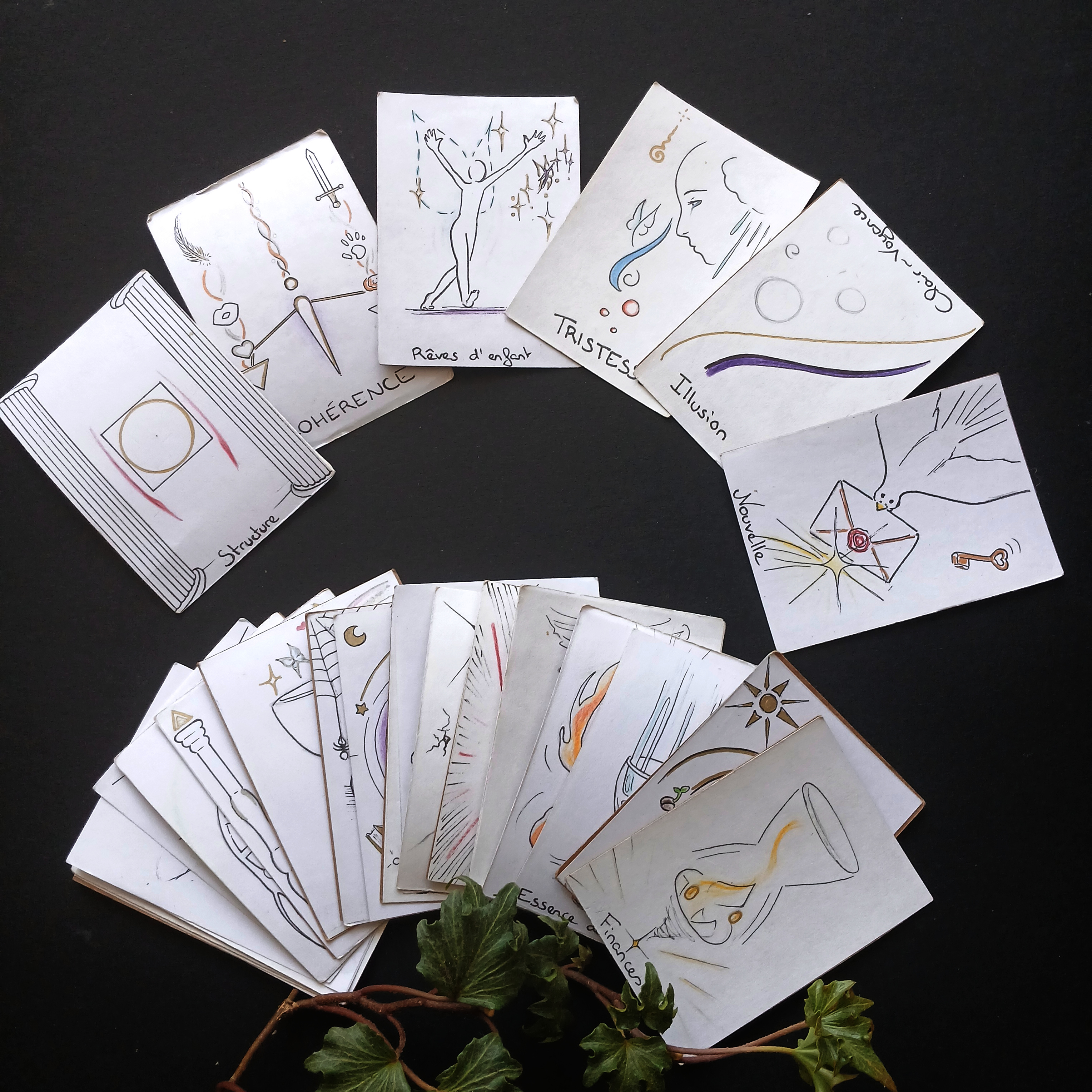 Oracle des Mille Lys - ORIGIN (22 cartes aux symboles simples mais puissants + manuel)