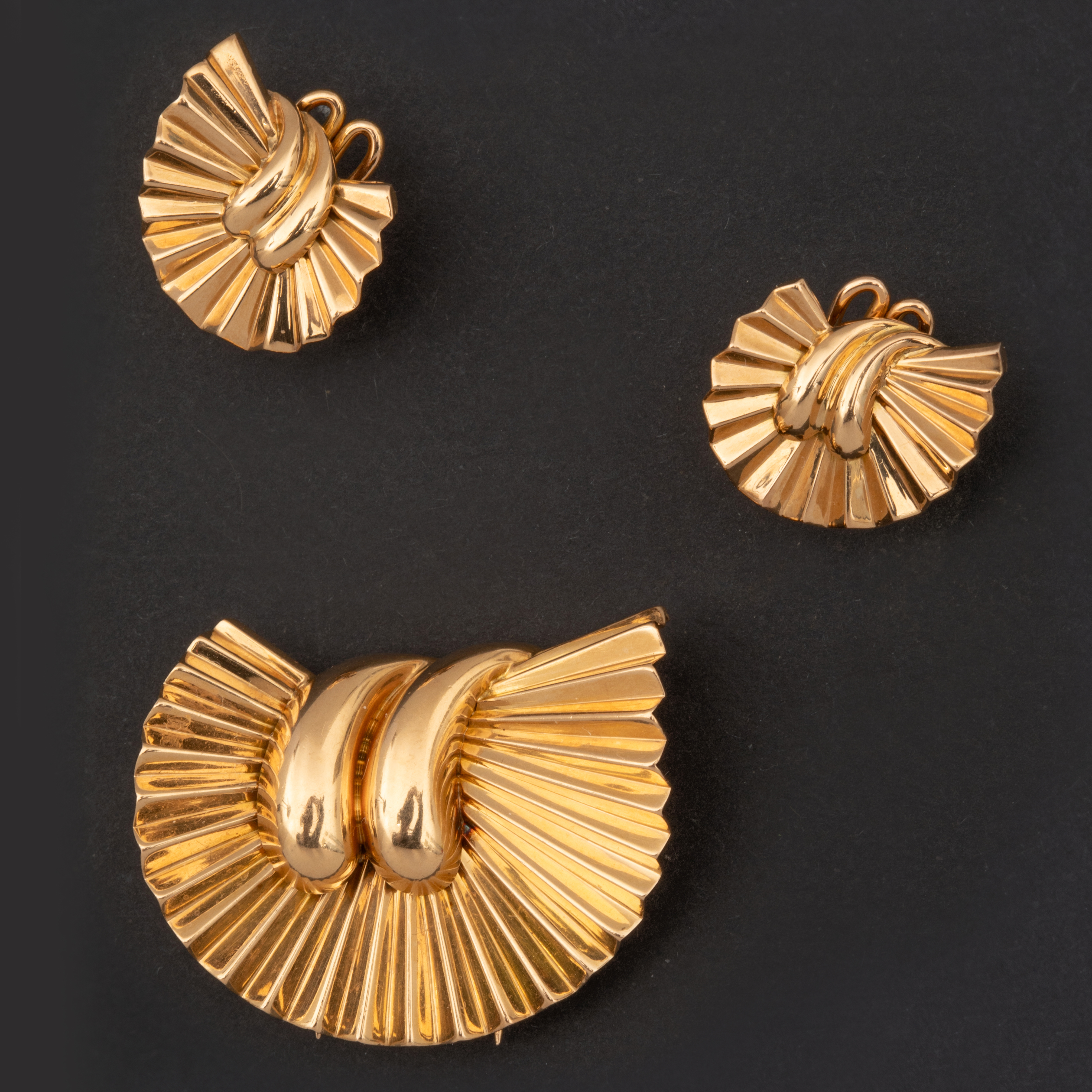 Broche et Boucles d'Oreilles Vintage