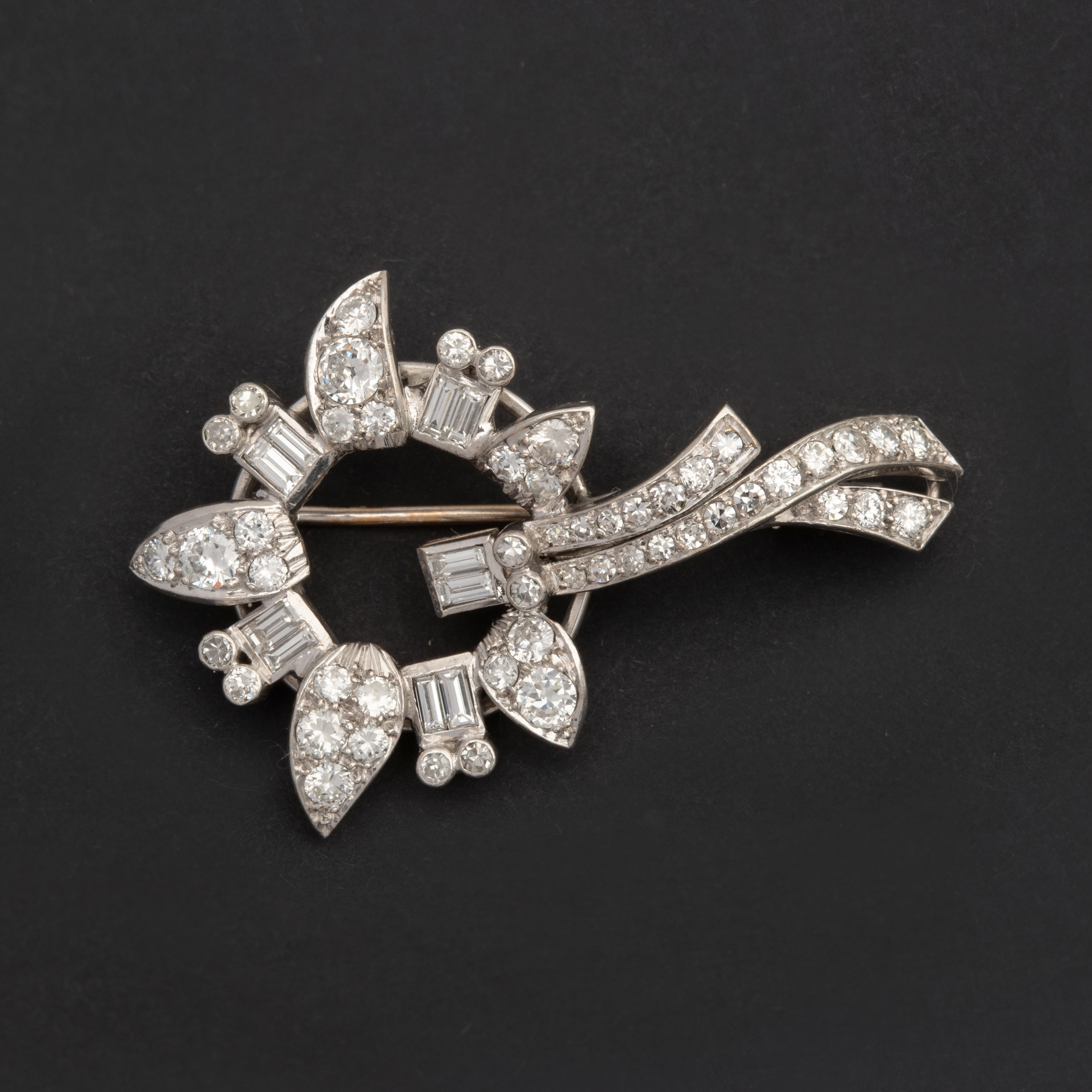 Art Deco Diamonds Brooch