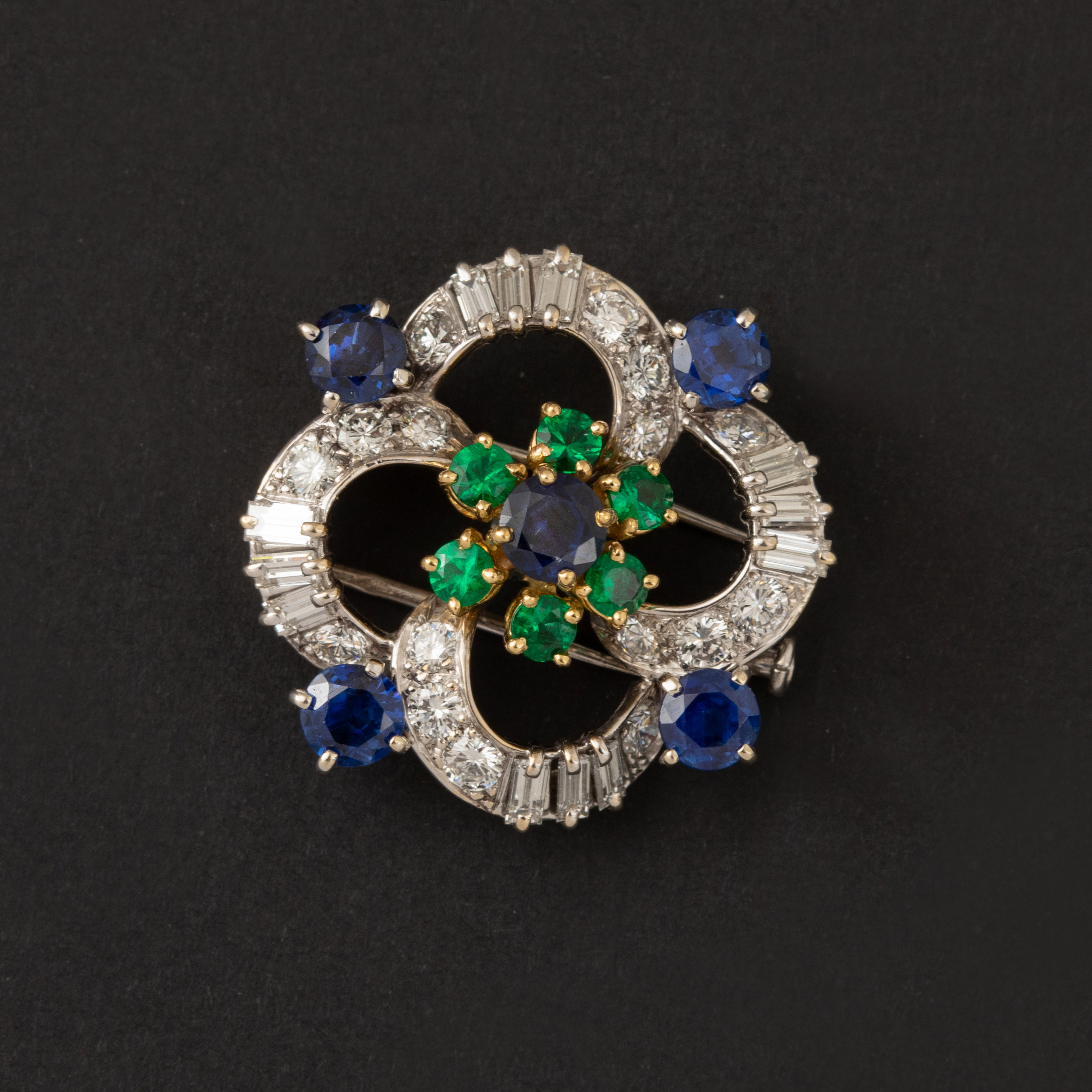 Precious Clover Brooch