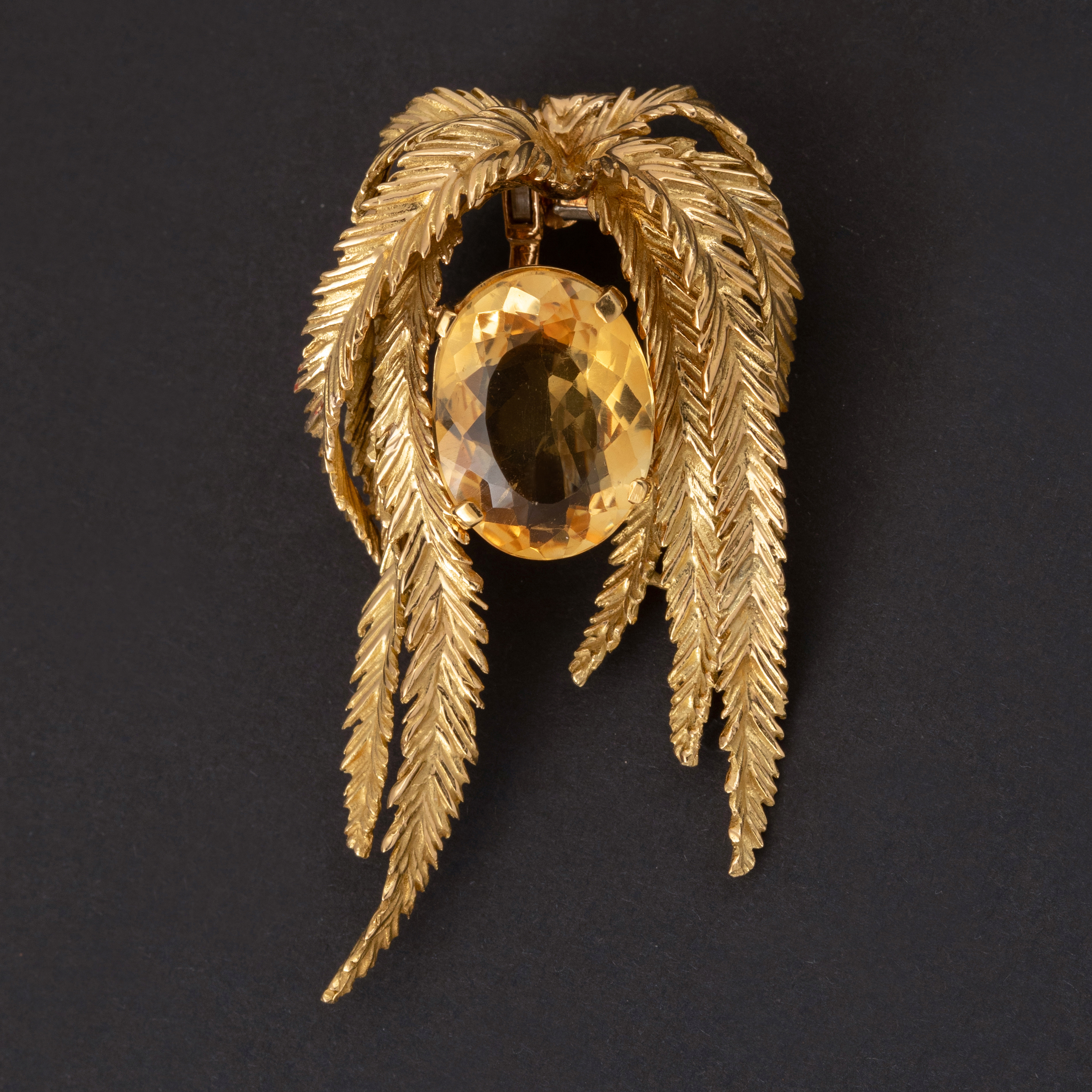 Long Feuillage et Citrine