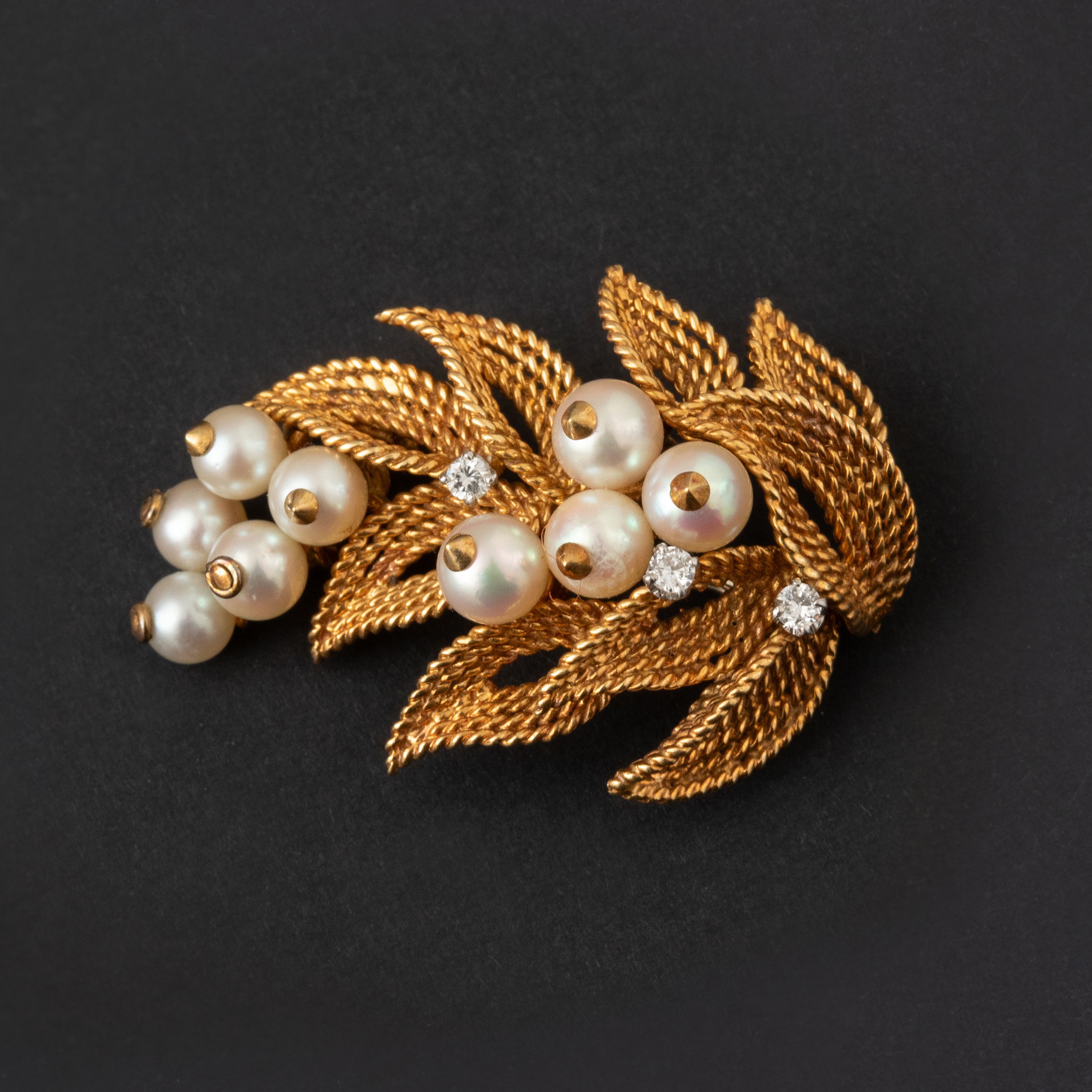 Foliage with Pearls & Diamonds