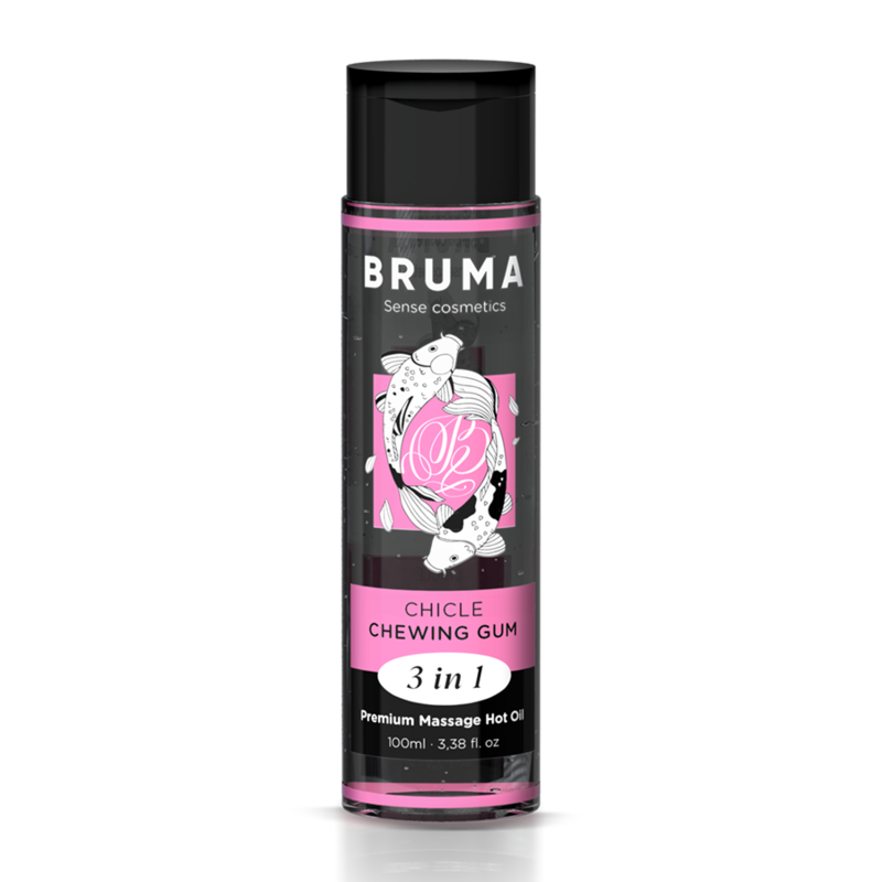 Huile de massage chauffante Bubblegum 3 en 1 100 ml Bruma