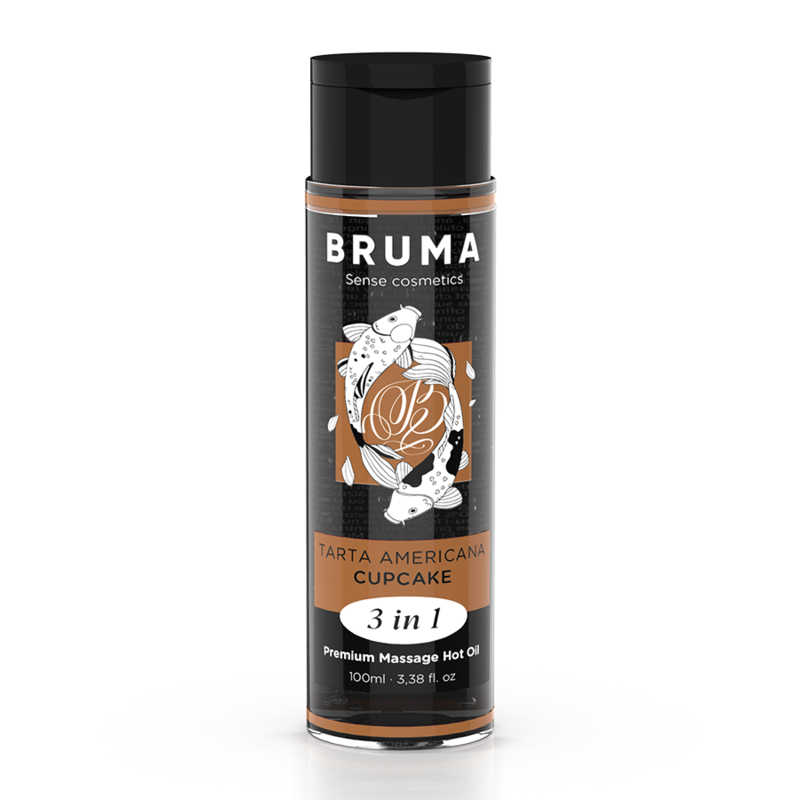 Huile de massage chauffante Cupcake 3 en 1 100 ml Bruma