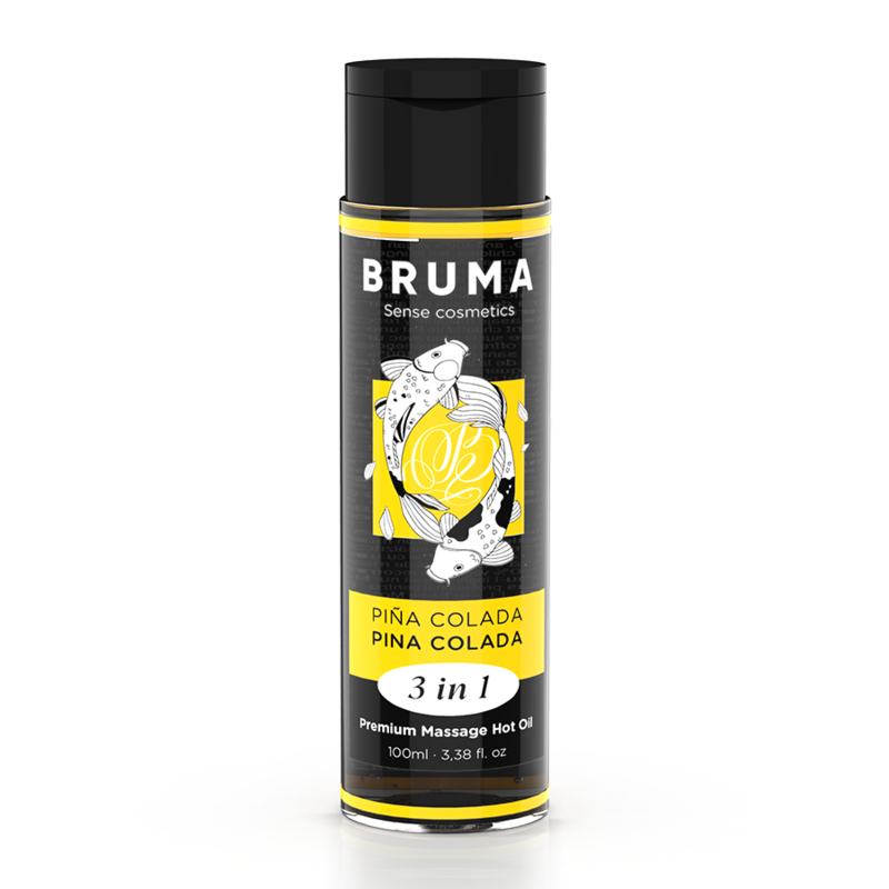 Huile de massage chauffante Piña Colada 3 en 1 100 ml Bruma