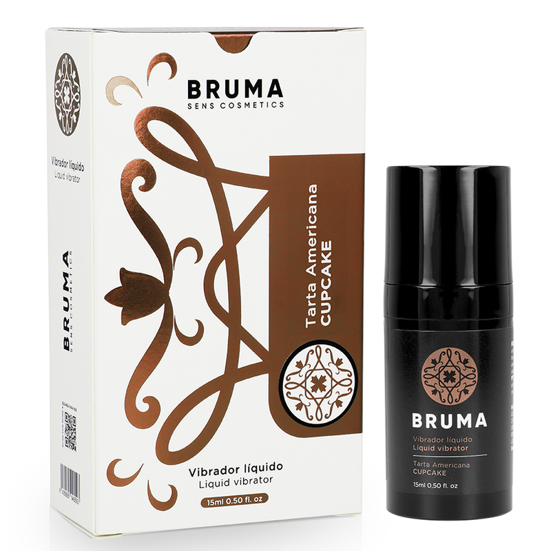 Vibrateur liquide gourmand Cupcake 15 ml Bruma