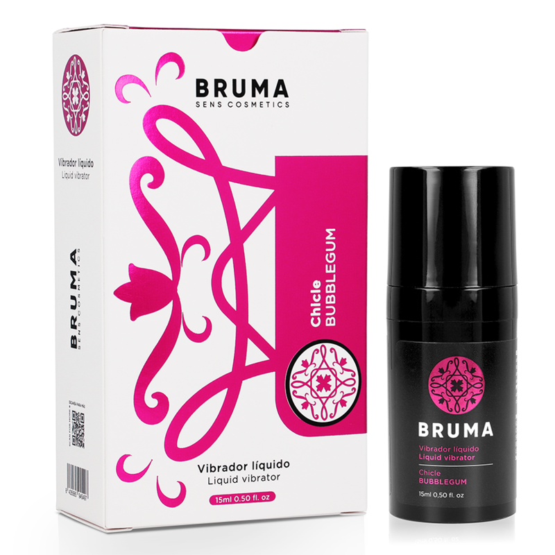 Vibrateur liquide gourmand Bubblegum 15 ml Bruma