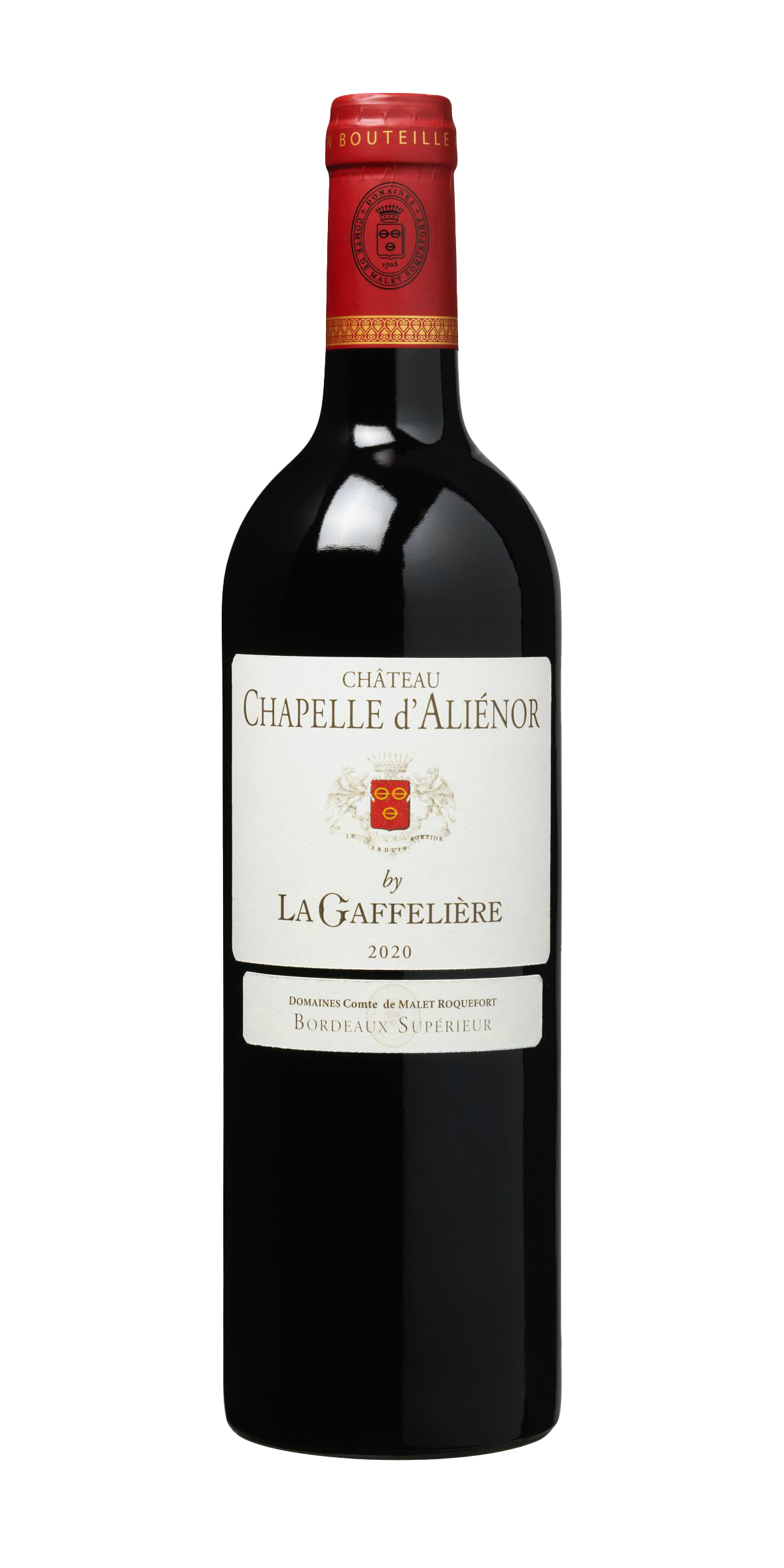 CARTON DE 6 BOUTEILLES DE VIN ROUGE CHAPELLE D'ALIENOR 2020 BORDEAUX SUPERIEUR