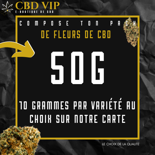 - Pack 50G - 5 variétés au choix GH | soit 10g par variété