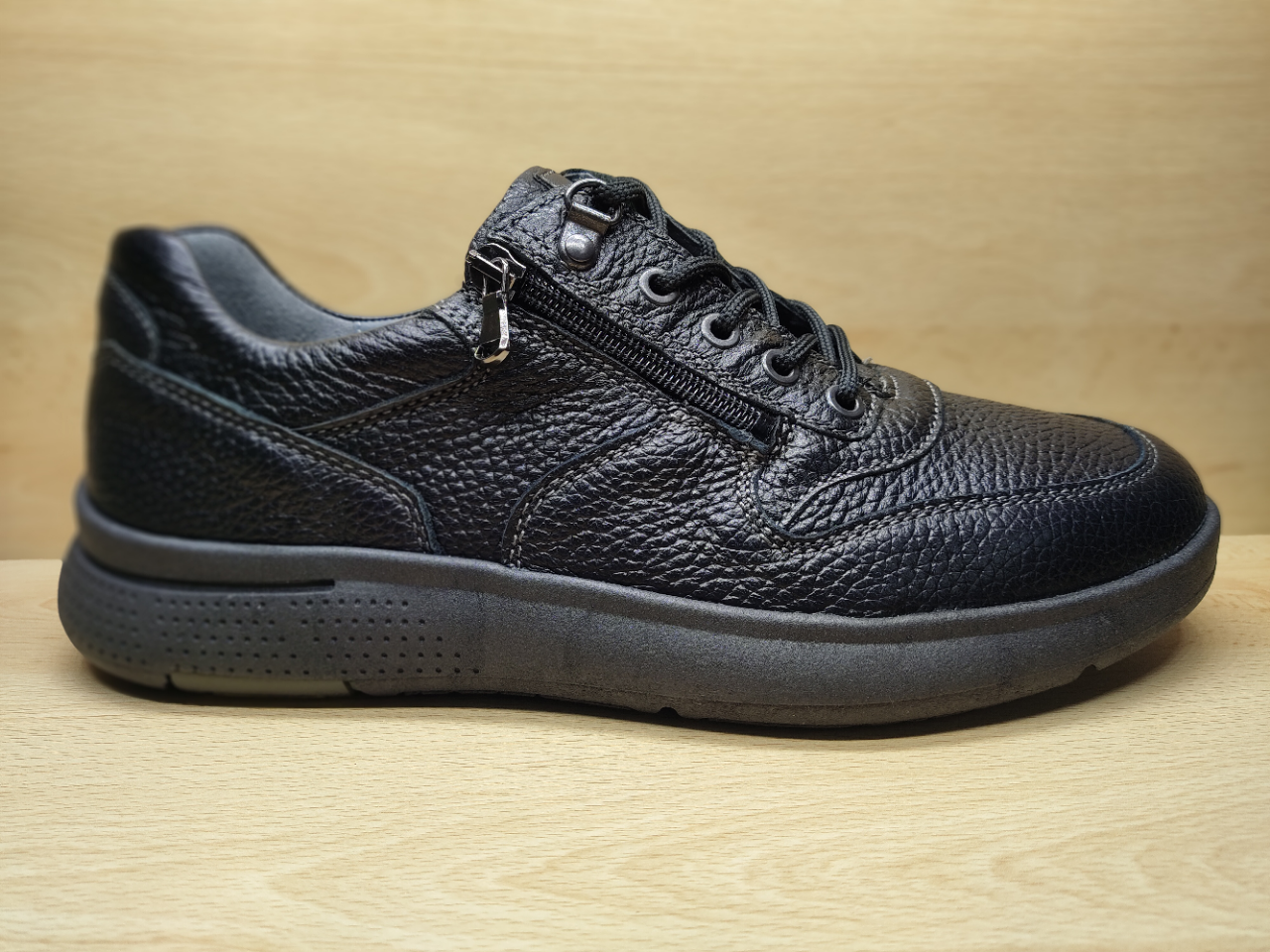 Chaussures à lacets cuir Cerf Waldlaufer noir