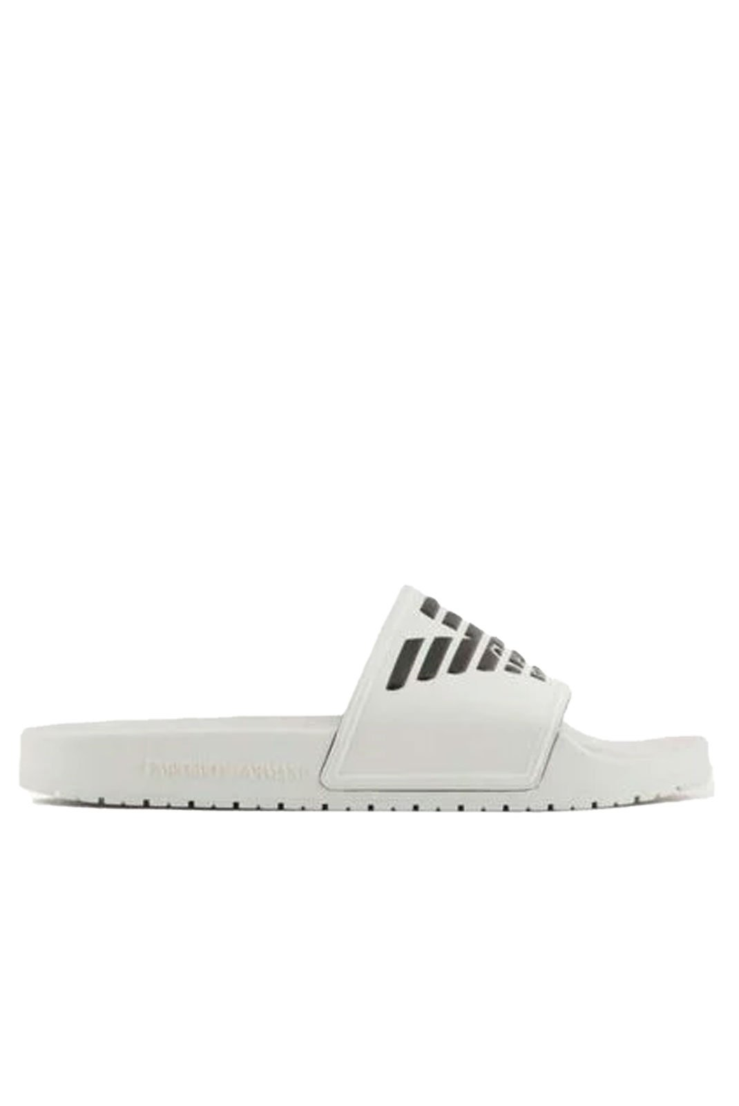 Mules PVC logo - Emporio armani (D611 WHITE+BLACK)