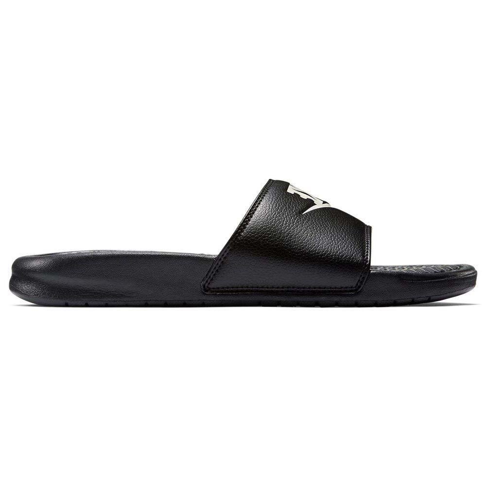 Mules simili cuir Benassi JDI - Nike (BLACK/WHITE)