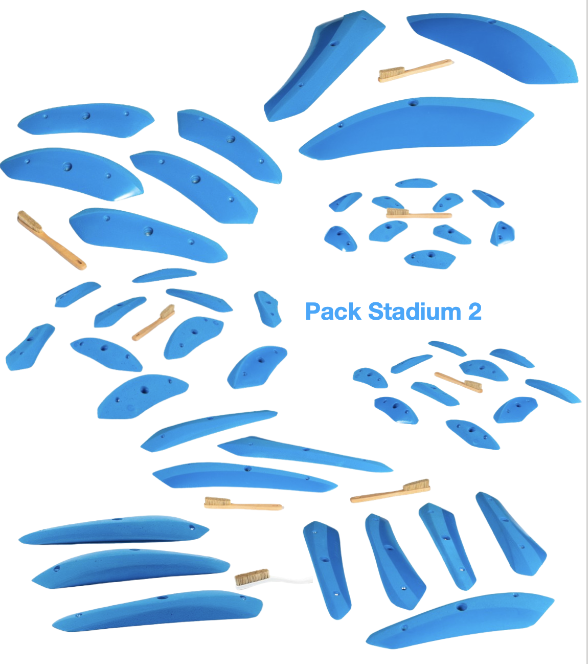  Cheeta Stadium PU Pack 2 - 49 holds - BLUE, BLACK, PURPLE