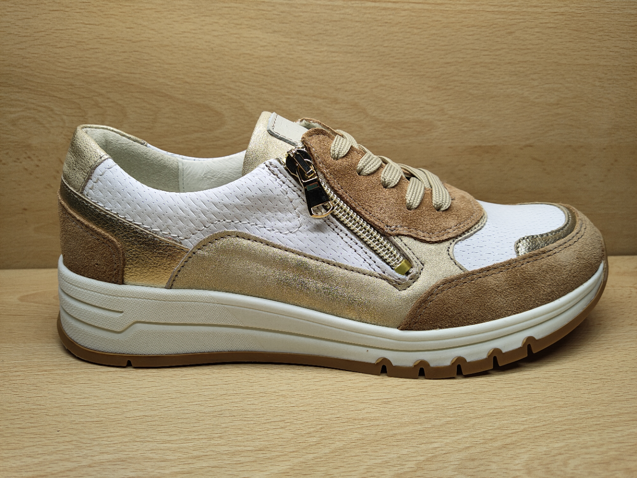 Chaussure à lacets + zip Waldläufer