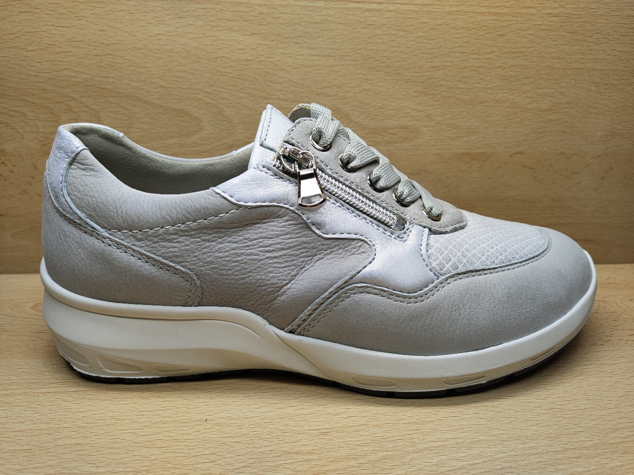 Chaussure à lacets + zip Waldlaufer Stretch