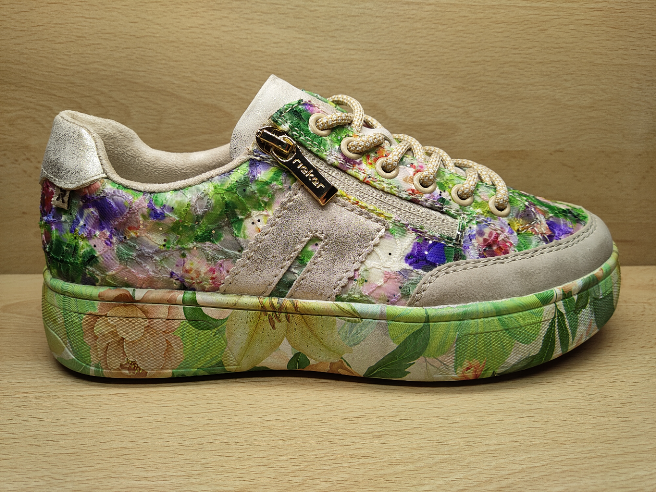 Chaussure à lacets + zip RIEKER Multi