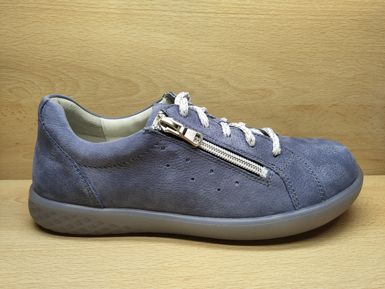 Chaussure à lacets + zip BareFoot Waldläufer