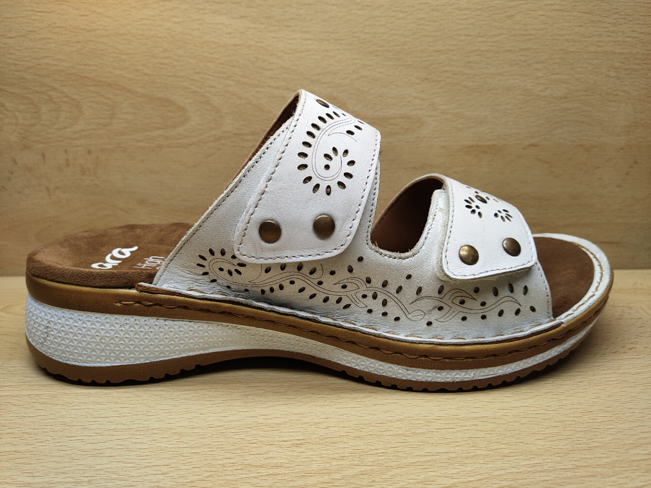 Mule ARA 12-29020-04 Cuir Blanc