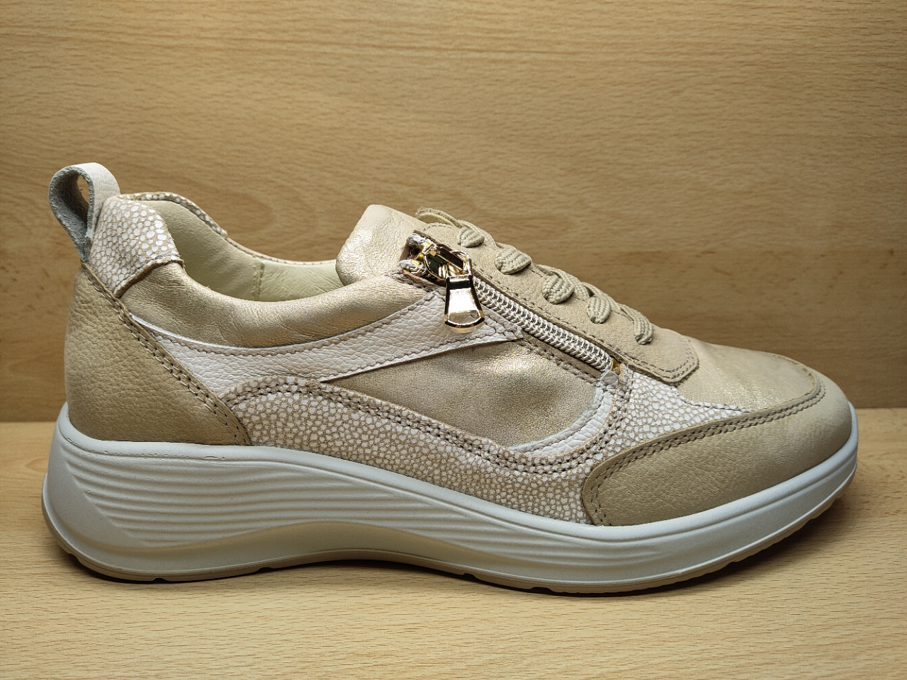 Chaussure à lacets + zip Waldläufer