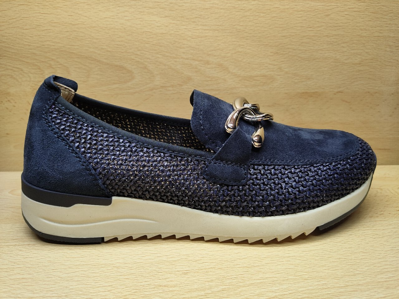 📌 Mocassin perforé CAPRICE Bleu