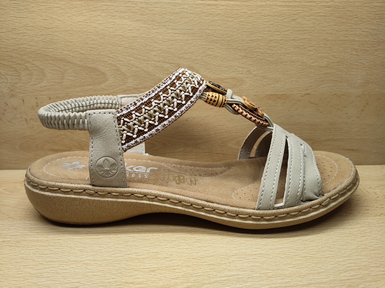 Nu-pied RIEKER 61855-62 Beige