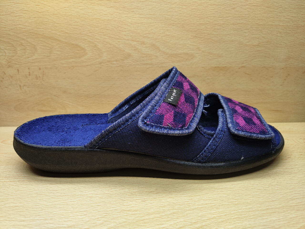 Mule FARGEOT Biscube fuchsia