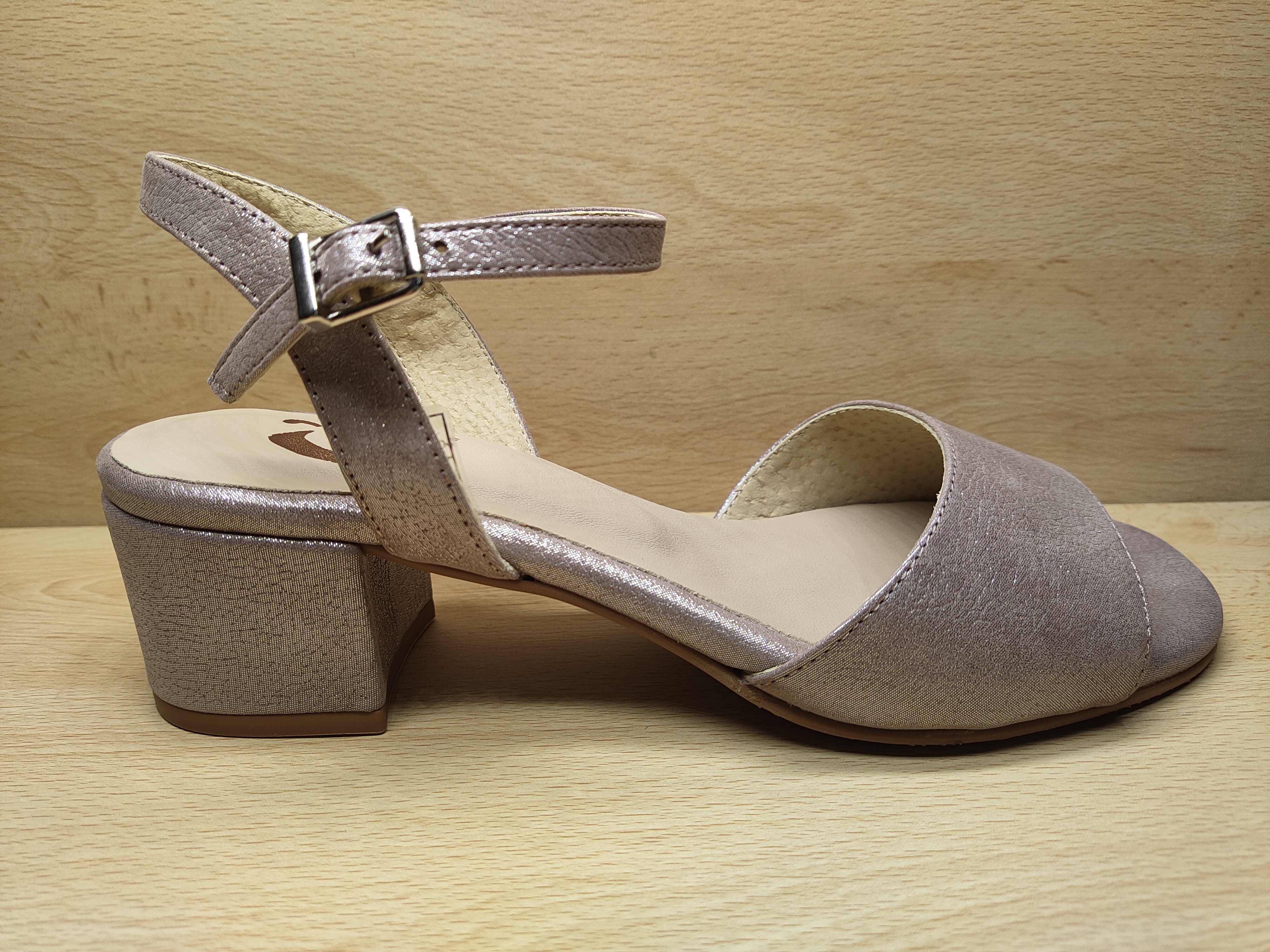 📌 FOLIE'S Chaussure à brides Taupe 15216