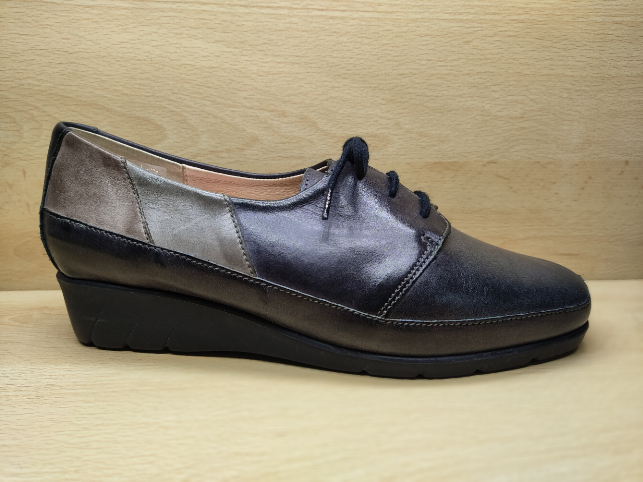 📌 Chaussure à lacets Luxat Noir/Marron foncé
