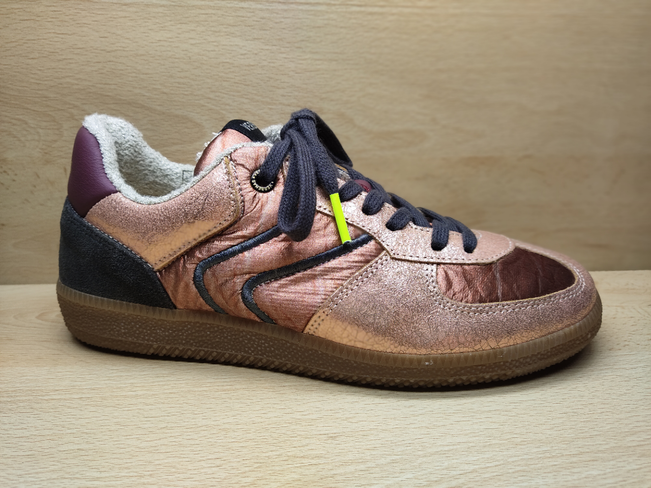 Chaussure à lacets VERBENAS !SORA Cuivre/Bordeaux