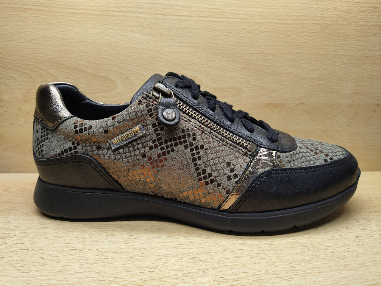 Chaussure à lacets + double zips MEPHISTO monia