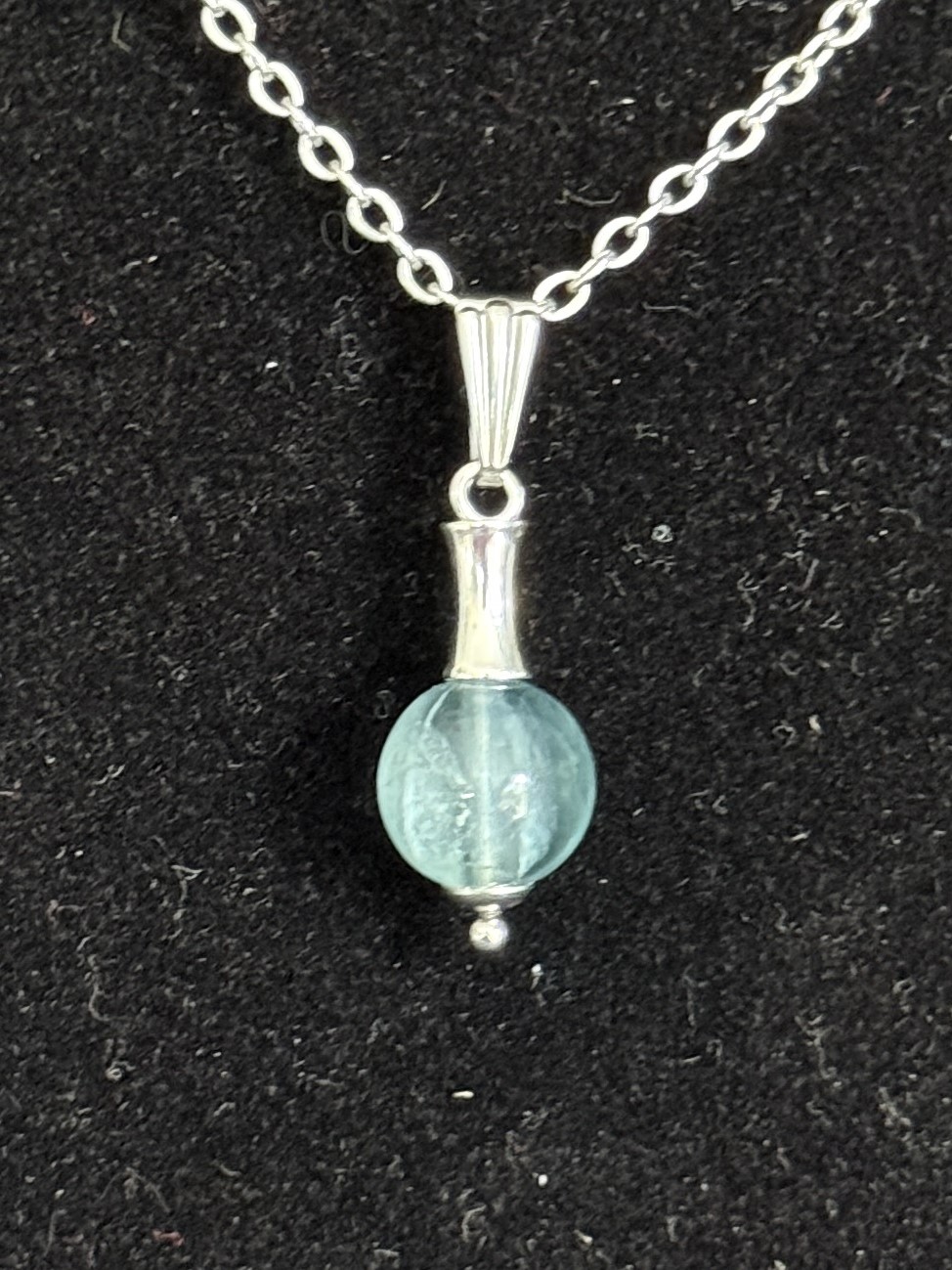 Pendentif "Vibration Minérale" en Fluorite