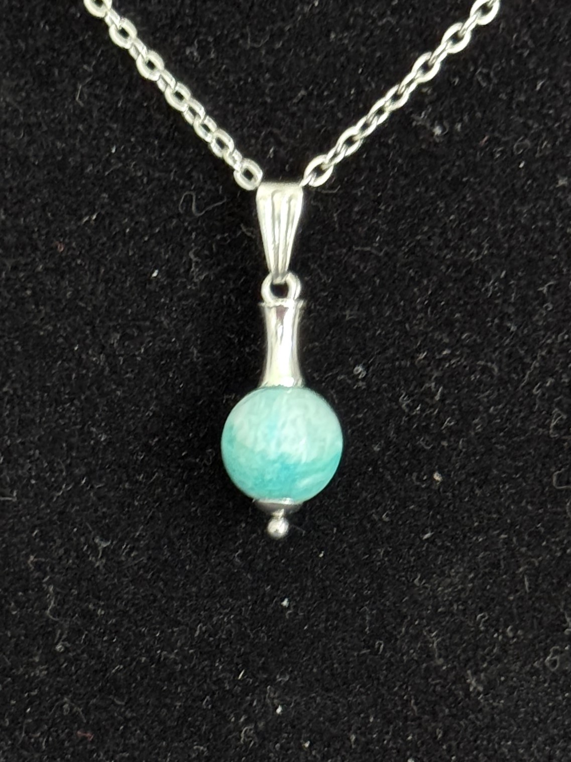 Pendentif "Vibration Minérale" en Hémimorphite